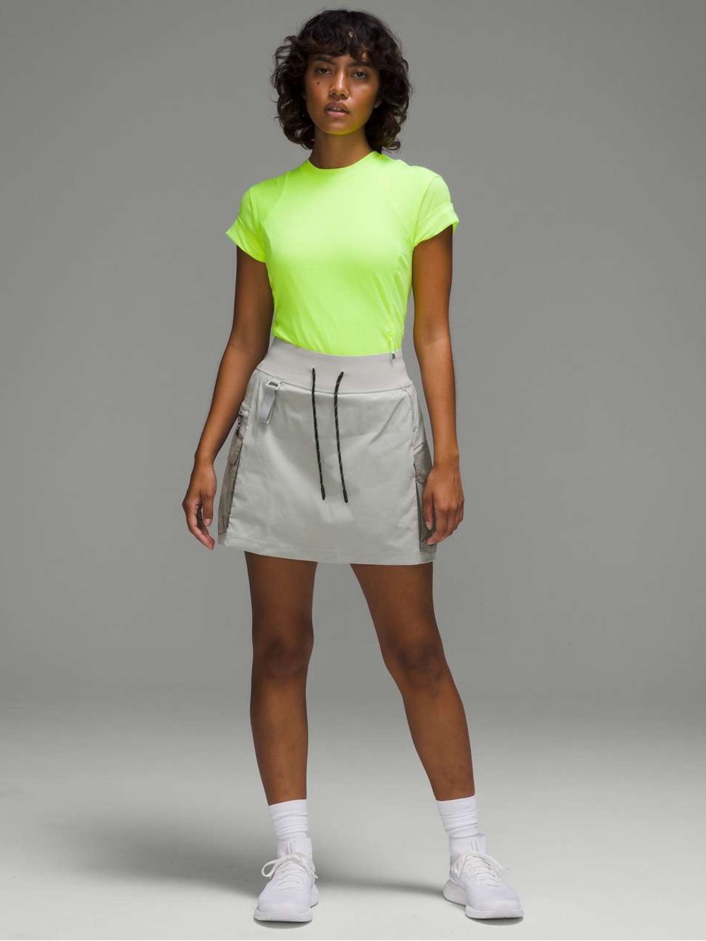 Lululemon Gorpcore Multi-Pocket Cargo High-Rise Hiking Skirt Seal Grey Size 4